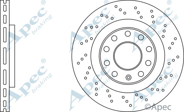 APEC BRAKING Тормозной диск DSK2971